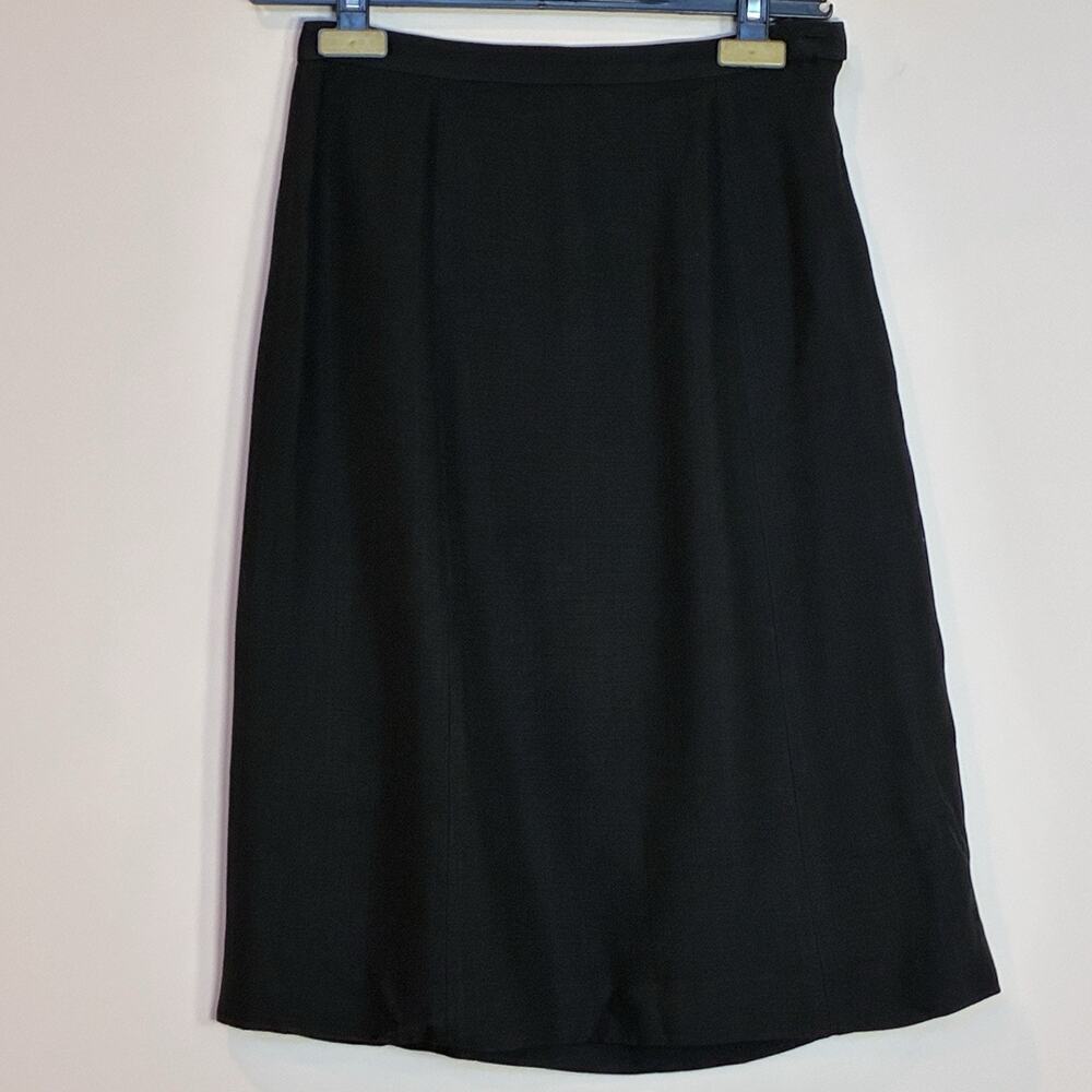 Marni Milano Side Zip Women's Viscose Pencil Skirt Black Size 42 / 6